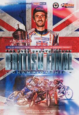 2022 Sports Insure British Final Championship - Official Restaging Programme