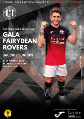 Gala Fairydean Rovers v Sauchie Juniors - 17/09/22