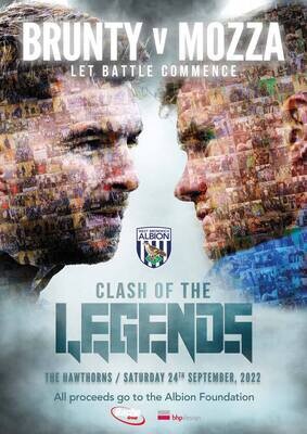 WBA Clash of the Legends - Brunty v Mozza Testimonial - 24/09/22