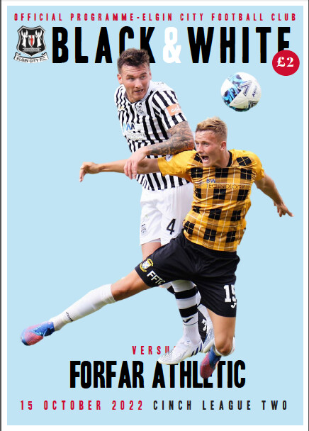 Elgin City v Forfar Athletic - 15/10/22