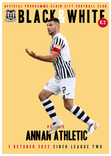 Elgin City v Annan Athletic - 01/10/22
