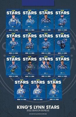 King's Lynn Stars 2022 Season Bundle (x16)
