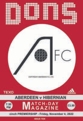 Aberdeen v Hibernian - 04/11/22
