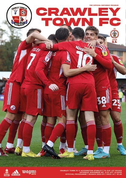 Crawley Town v Accrington Stanley - 05/11/22