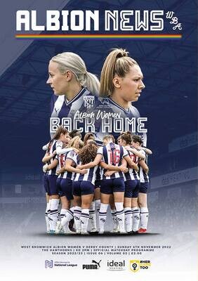 West Bromwich Albion Women v Derby County - 06/11/22