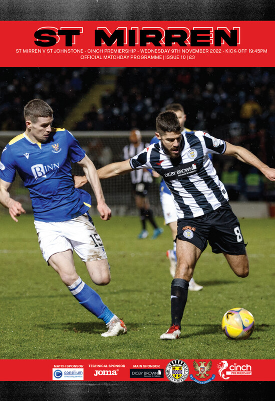 St Mirren v St Johnstone - 09/11/22