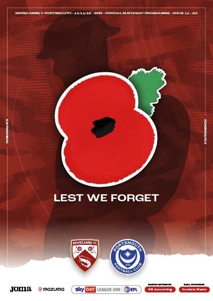 Morecambe FC v Portsmouth - 12/11/22