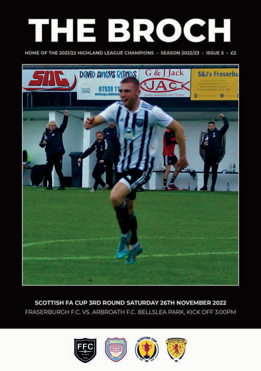 Fraserburgh FC v Arbroath - 26/11/22