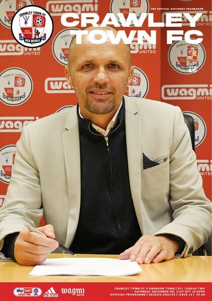 Crawley Town v Swindon Town - 03/12/22