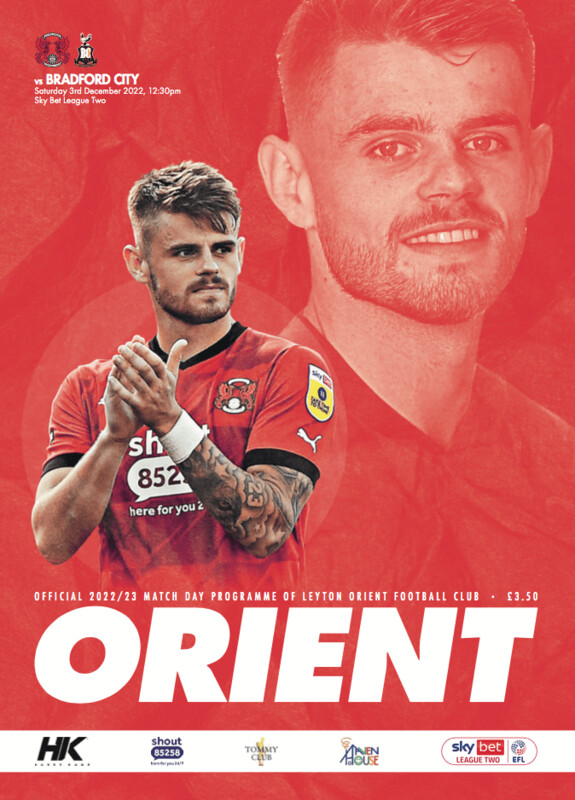 Leyton Orient v Bradford City - 03/12/22