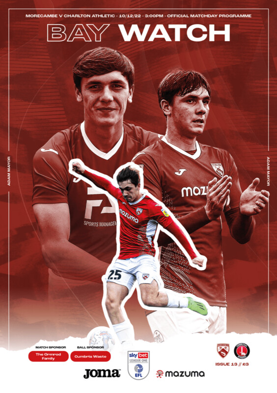 Morecambe FC v Charlton Athletic - 10/12/22
