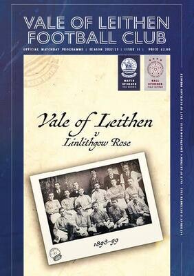 Vale of Leithen v Linlithgow Rose - 17/12/22