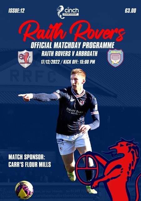 Raith Rovers v Arbroath - 17/12/22