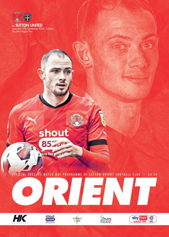 Leyton Orient v Sutton United - 17/12/22