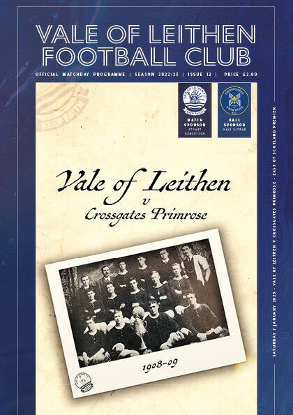 Vale of Leithen v Crossgates Primrose - 07/01/23