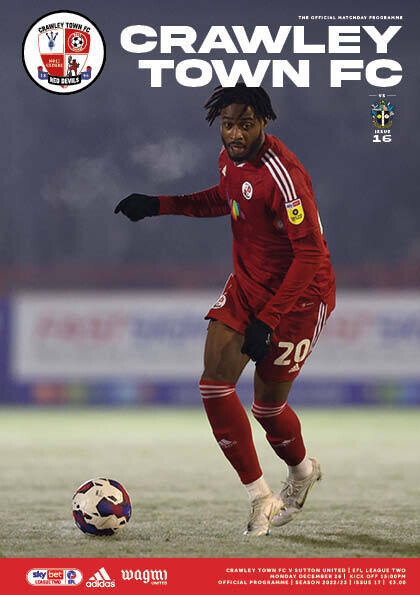 Crawley Town v Sutton United - 26/12/22
