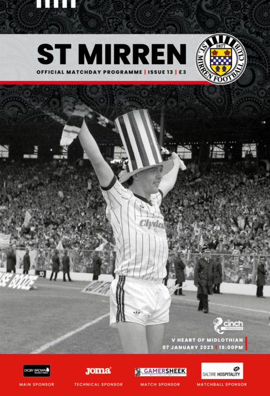 St Mirren v Heart of Midlothian - 07/01/23