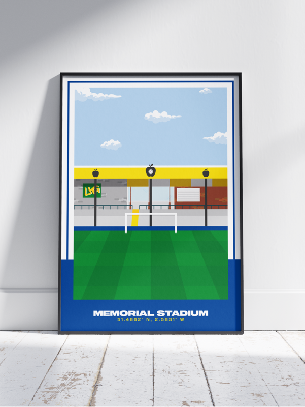 A4 POSTER - Bristol Rovers Memorial Stadium