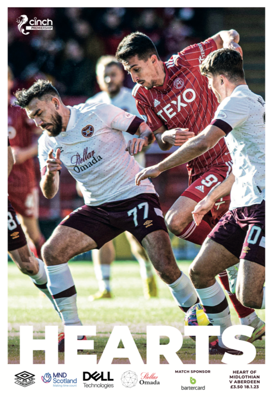 Heart of Midlothian v Aberdeen - 18/01/23