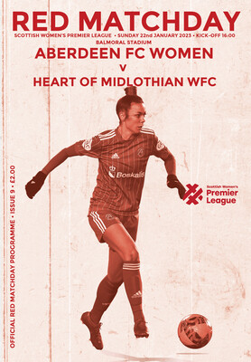 Aberdeen FC Women v Heart of Midlothian Women - 22/01/23
