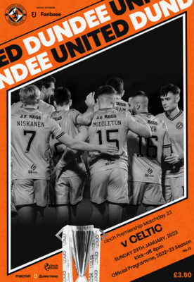 Dundee United v Celtic - 29/01/23