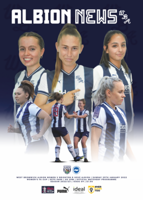 West Bromwich Albion Women v Brighton & Hove Albion - 29/01/23