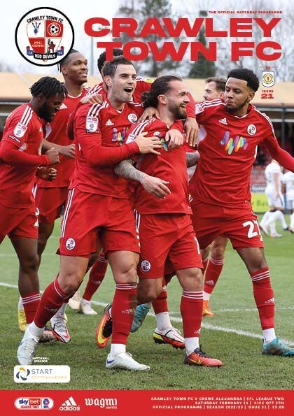 Crawley Town v Crewe Alexandra - 11/02/23
