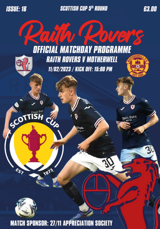 Raith Rovers v Motherwell - 11/02/23