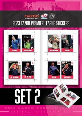 2023 Cazoo Premier League Stickers - SET TWO