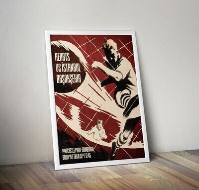 A4 POSTER - Heart of Midlothian 1