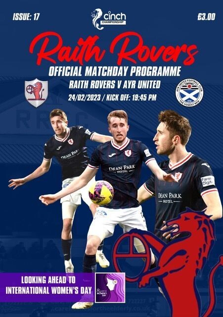 Raith Rovers v Ayr United - 24/02/23