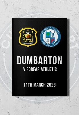 Dumbarton v Forfar Athletic - 11/03/23