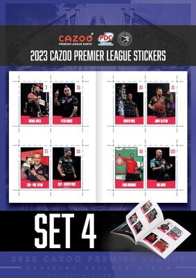 2023 Cazoo Premier League Stickers - SET FOUR