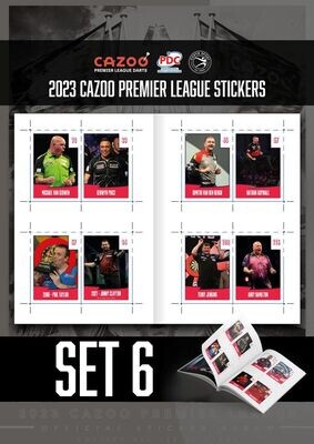 2023 Cazoo Premier League Stickers - SET SIX