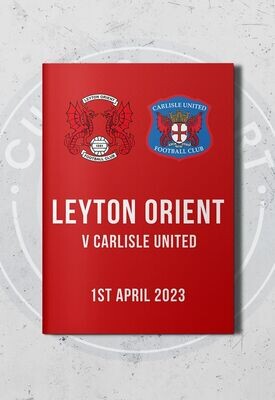 Leyton Orient v Carlisle United - 01/04/23