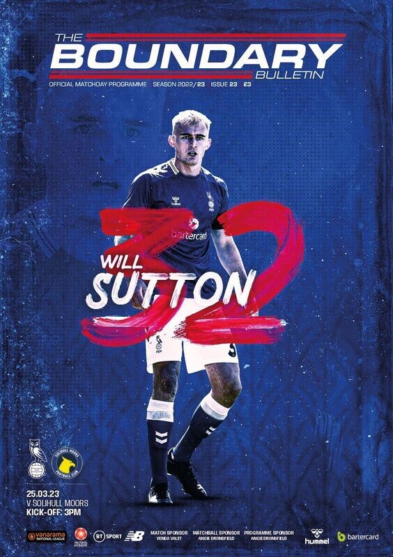 Oldham Athletic v Solihull Moors - 25/03/23