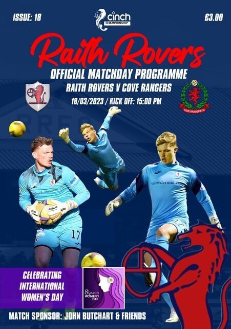 Raith Rovers v Cove Rangers - 18/03/23