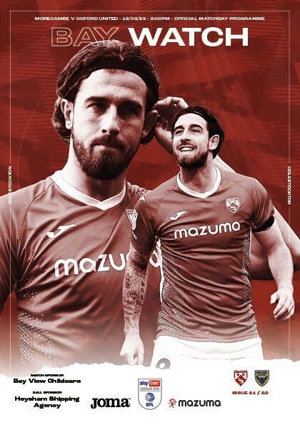 Morecambe FC v Oxford United - 18/03/23