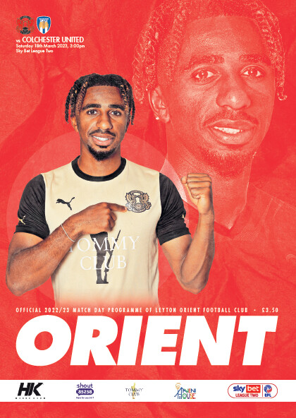 Leyton Orient v Colchester United - 18/03/23
