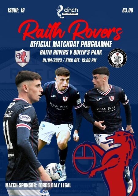 Raith Rovers v Queens Park - 01/04/23