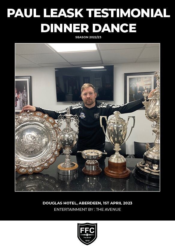 Paul Leask Testimonial Dinner Dance - Fraserburgh FC