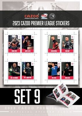 2023 Cazoo Premier League Stickers - SET NINE