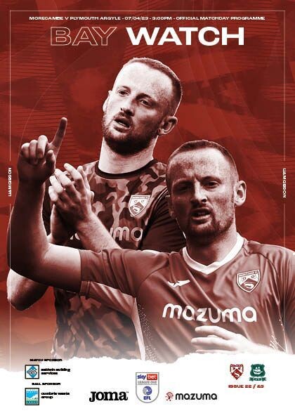 Morecambe FC v Plymouth Argyle - 07/04/23