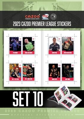2023 Cazoo Premier League Stickers - SET TEN