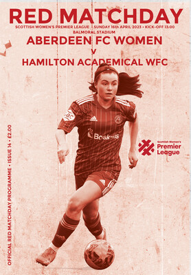 Aberdeen FC Women v Hamilton Academical WFC - 16/04/23