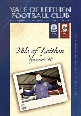 Vale of Leithen v Tynecastle FC - 15/04/23