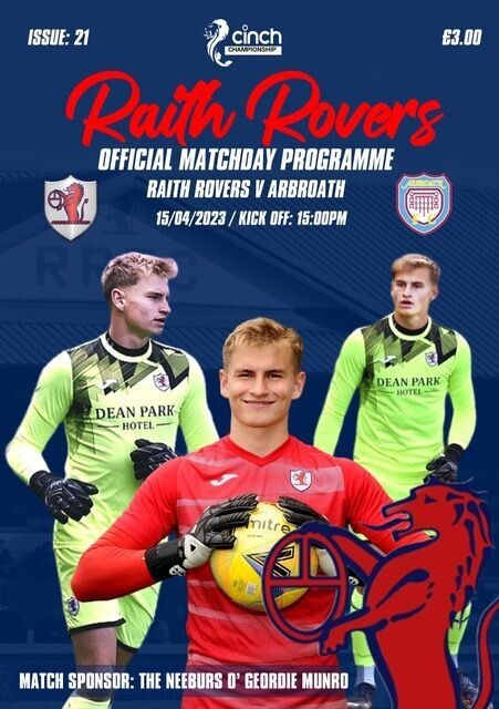 Raith Rovers v Arbroath - 15/04/23