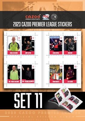 2023 Cazoo Premier League Stickers - SET 11