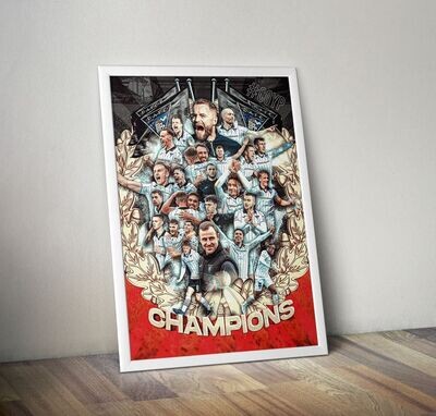 Dunfermline Athletic Champions Poster