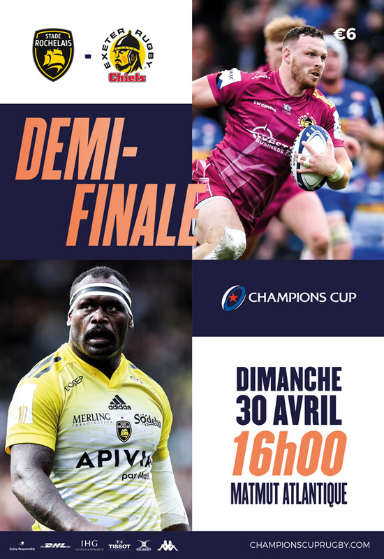 Stade Rochelais v Exeter Chiefs - 30/04/23